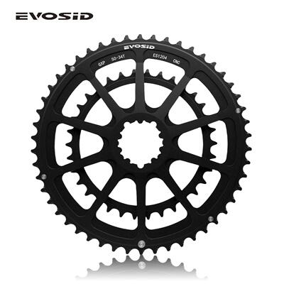 EVOSID超轻公路自行车GXP牙盘50-34T直装式中空一体铝合金齿盘
