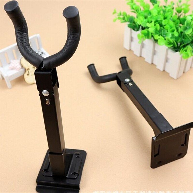 可旋转乐器金属长挂钩 提琴贝斯墙壁吊钩琴行吉他挂架支架 附槽板