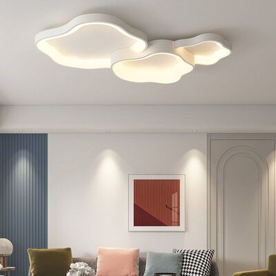 客厅灯简约现代北欧大气主灯极简创意大厅灯led书房间卧室吸顶灯