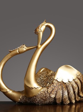 天鹅酒架摆件轻奢高档展示柜x酒柜装饰品酒吧吧台餐厅摆设红酒架