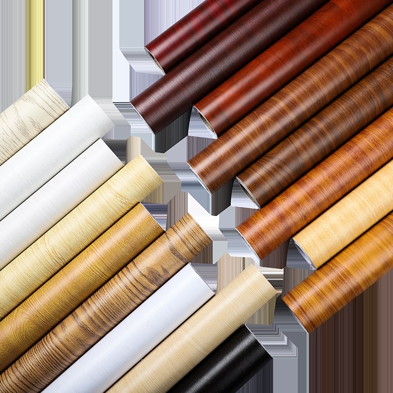 门贴纸自粘整张包边壁纸防水加厚木门卫生间卧室旧门翻新木纹贴纸