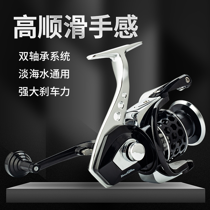 德岛HY二代卷线器全金属路亚轮远投鱼线轮防海水矶钓海杆海钓渔轮
