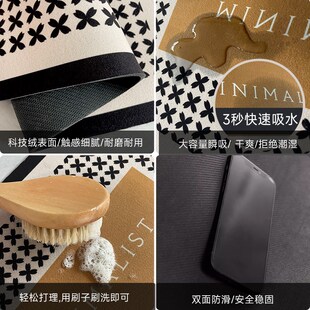 窗台窄边防护垫飘窗垫边沿保护垫防滑硅藻泥吸水防尘垫子阳台改造