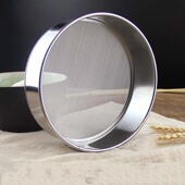 加厚不锈钢面粉筛厨房分料筛糖粉筛过滤网筛超细家庭用烘焙小工具