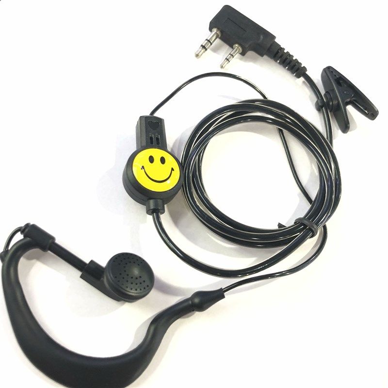 拍二发三对讲机耳机透明大耳挂麦塞入耳式电话手台通用K头笑脸,生活电器,对讲机配件,淘宝优惠券,粉丝福利购,淘宝优惠卷