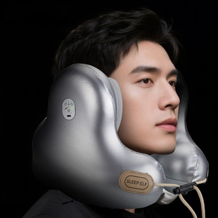 sleep elf音乐热敷降噪枕头蓝牙放空枕午睡U型枕办公便携旅行高铁