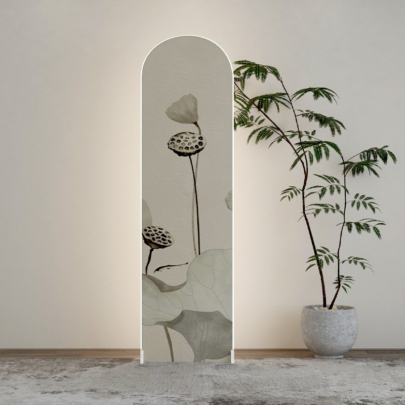 小户型屏风隔断客厅新中式遮挡玄关隔断客厅正对入户门遮挡