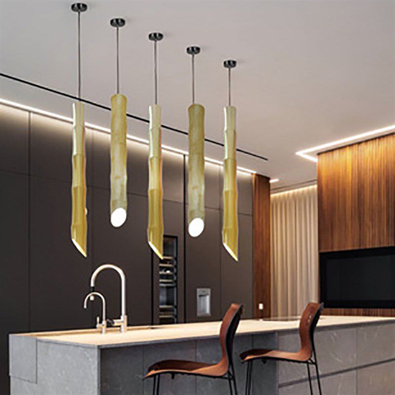 竹节吊线射灯竹筒金竹餐厅吧台吸顶灯铝长筒创意艺术LED吊灯防眩,家装灯饰光源,酒店/宴会厅/餐饮吊灯,淘宝优惠券,粉丝福利购,淘宝优惠卷