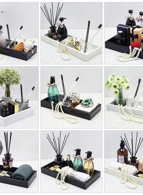 卫生间洗手台摆件酒店样板房洗手池装饰品样板间浴室洗漱台面摆设