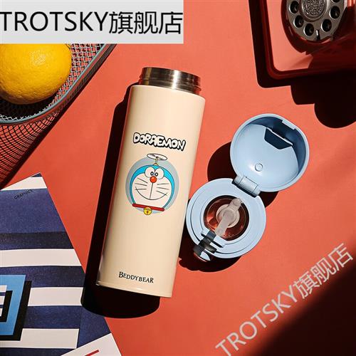 高档吸管保温杯成人成人保温杯女吸管316不锈钢水杯学生高颜值创