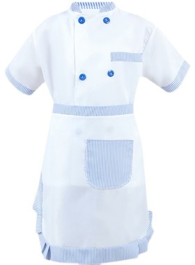 儿童厨师服幼儿演出服小孩游戏职业服装表演少儿童围裙角色扮演服