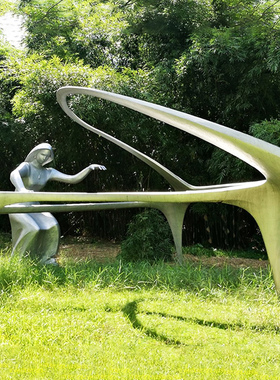 城市广场海风女孩塑像定制园林景观铜雕像艺术品纪念堂雕塑品摆件