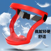 高清透明防护面罩防雾不起雾防工业粉尘打磨飞溅全脸密封骑行头罩