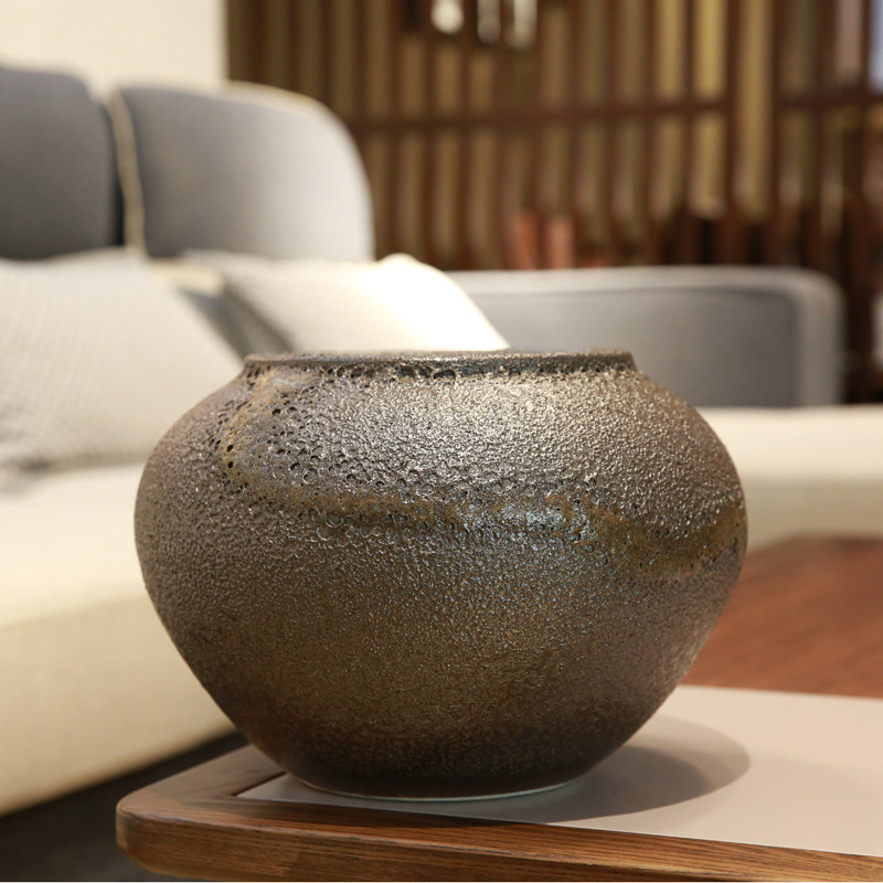 景德镇陶瓷大花盆陶罐睡莲碗莲盆养荷花缸种铁树花缸庭院客厅摆件,家居饰品,花盆,淘宝优惠券,粉丝福利购,淘宝优惠卷