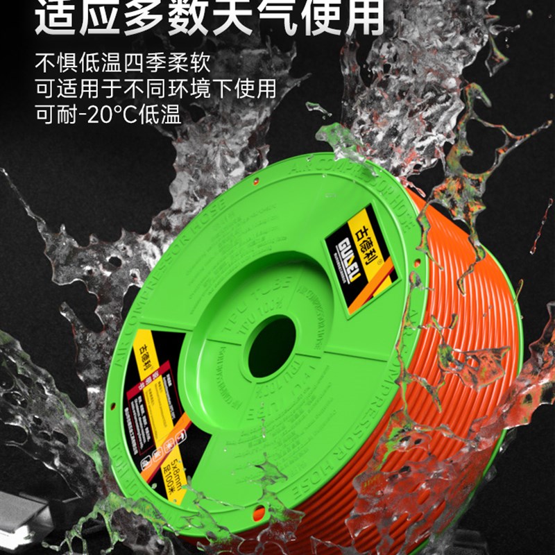 空压机气管软管透明高压8mm10mm12mm软管气管气泵pu气管木工风管