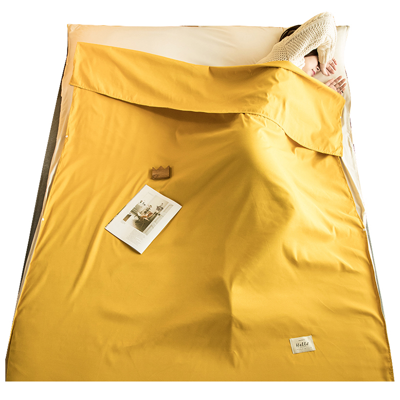 便携式隔脏酒店睡袋旅行超轻外出火车卧铺神器双人床单四季通用款