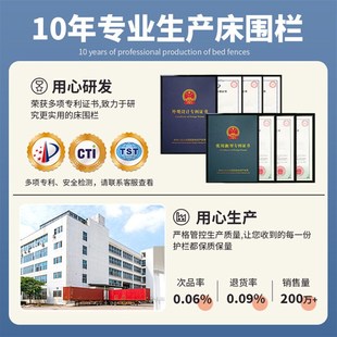 儿童防摔保护栏床边床尾防摔床挡板炕床围栏一侧一边免安装免打孔