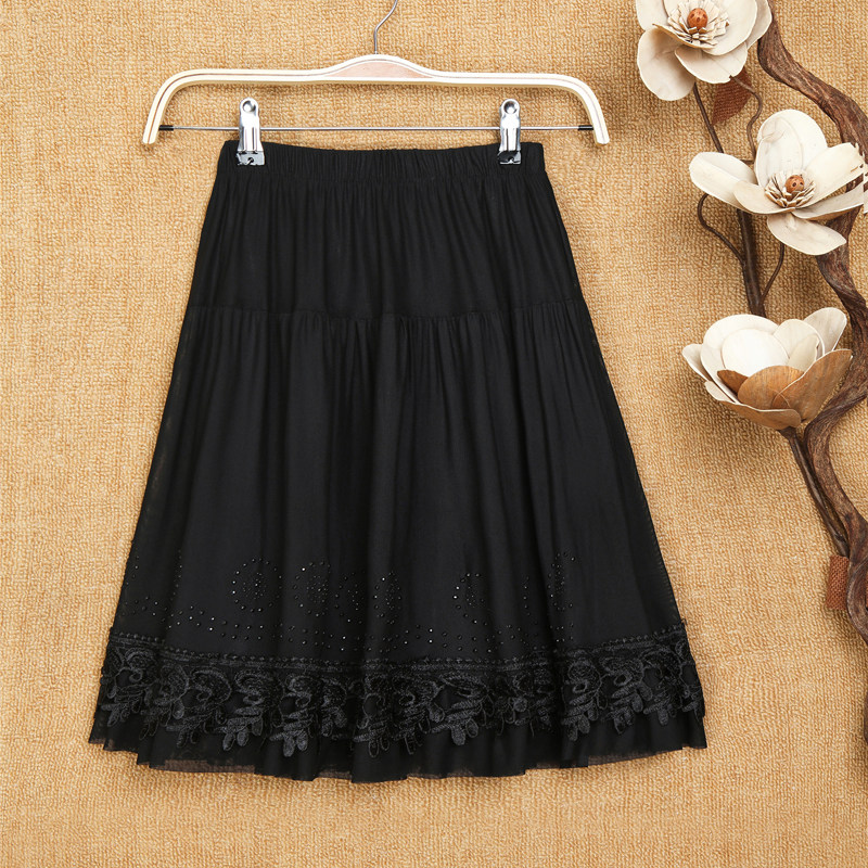 2021夏季中年女装半身裙中老年妈妈短裙松紧腰百褶裙广场舞跳舞裙,女装/女士精品,半身裙,淘宝优惠券,粉丝福利购,淘宝优惠卷