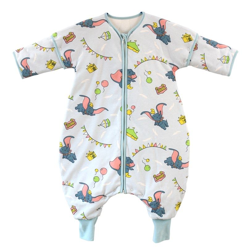 出口订单 春秋冬宝宝恒温睡袋 带袖分腿睡袋婴儿睡袋儿童四季通用