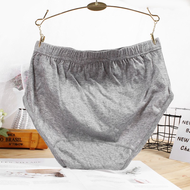 AB内裤男士优质丝光棉短裤中老人高腰全纯棉透气三角裤大红色1922