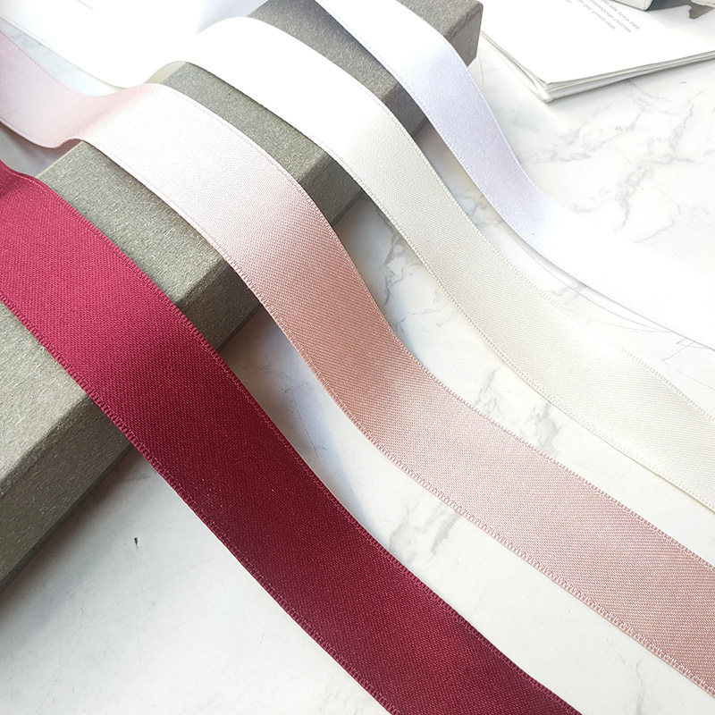 2.5cm高级质感哑光棉带 烘焙礼盒鲜花包装丝带大花束彩带服装材料