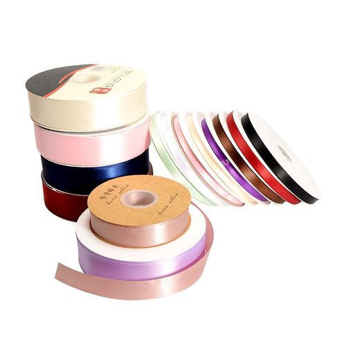 鲜花彩带DIY手工缎带织带礼物绸带喜糖盒包装丝带2cm蛋糕烘焙丝带