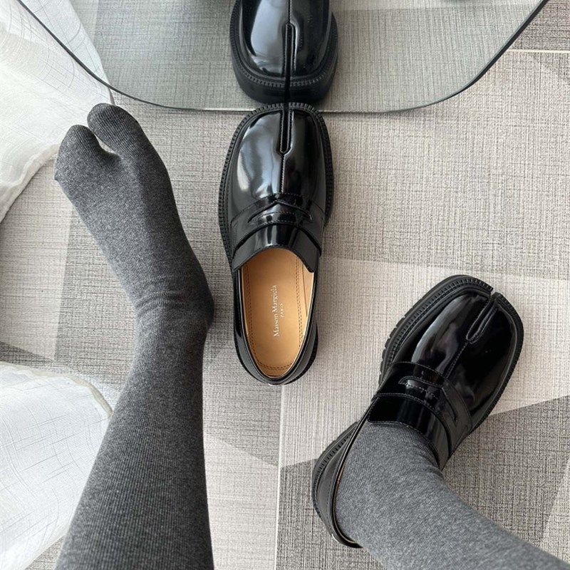 韩国分趾袜连裤袜加绒纯黑棉袜二趾打底袜秋冬网红美腿显瘦光泽袜