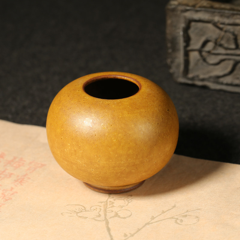 水盂茶洗禅意日式 柴烧大肚水盂 景德镇 文房四宝笔洗水盂,文具电教/文化用品/商务用品,文房四宝,淘宝优惠券,粉丝福利购,淘宝优惠卷