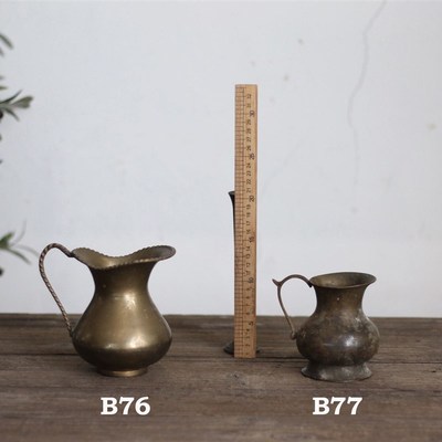 花器A西洋旧物古董美食静物摄影家居装饰黄铜摆件【二店道具铺】