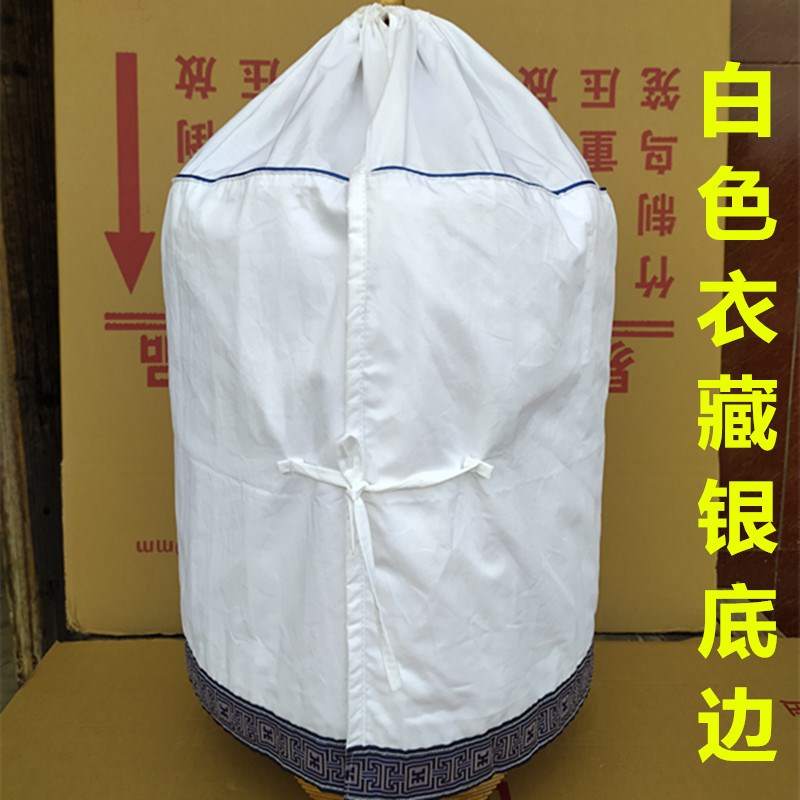 画眉笼罩30配件33广笼36笼衣清远遮光罩衣广西双层圆形白色鸟笼布
