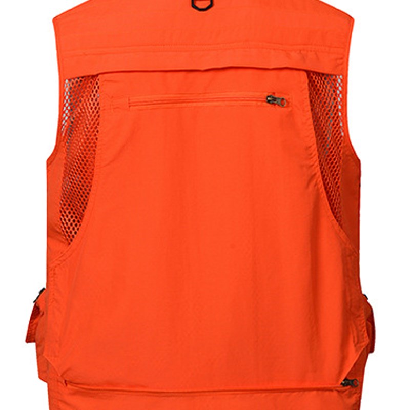 地质实用马甲摄影马甲印logo多口袋机能工装旅行马夹