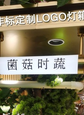 招牌LED灯管LOGO大圆管 电子灯箱发光广告牌定做双面悬挂亚克力管