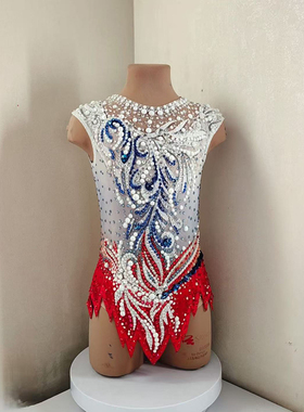 纳图薇艺术体操服啦啦操艺考滑冰服比赛儿童表演训练技巧服N779