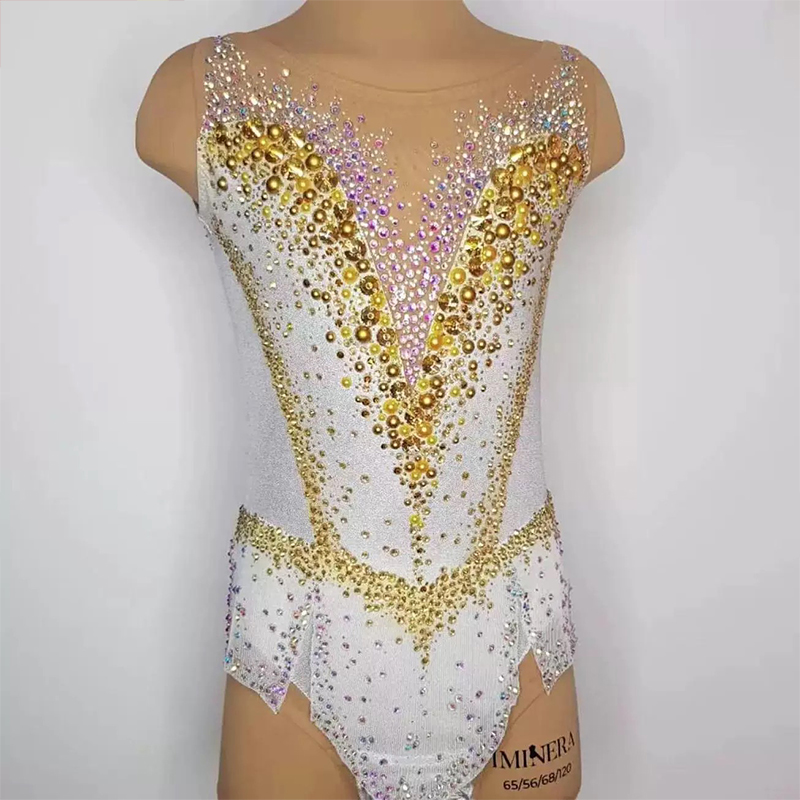 纳图薇艺术体操服啦啦操艺考滑冰服比赛儿童表演训练技巧服N1031