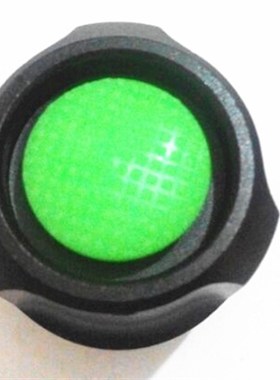 C8LED强光手电筒绿色尾盖按钮底座后盖铜柱尾部按键开关总成
