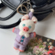 可爱小猪羊毛毡包挂送闺蜜生日礼物萌趣情侣钥匙扣尼泊尔毛毡挂件