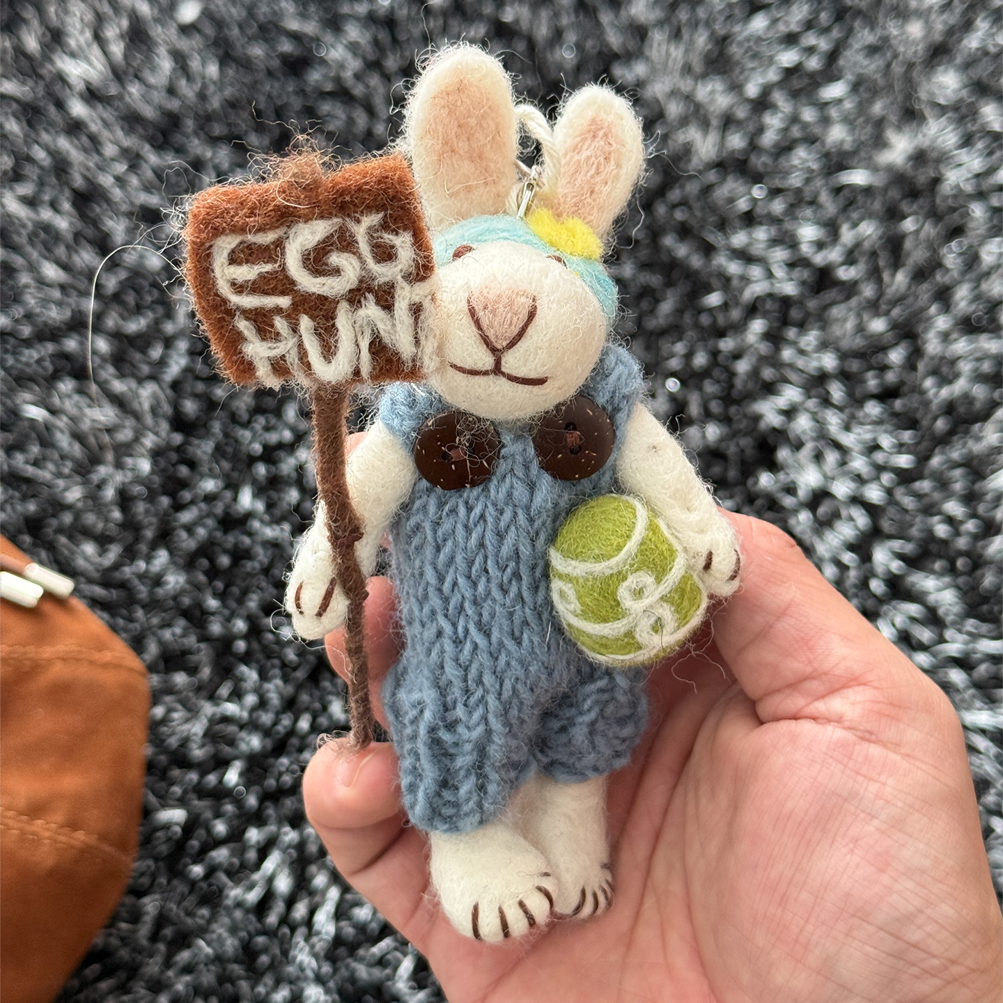 蓝装兔挂件，揣着彩蛋来卖萌啦