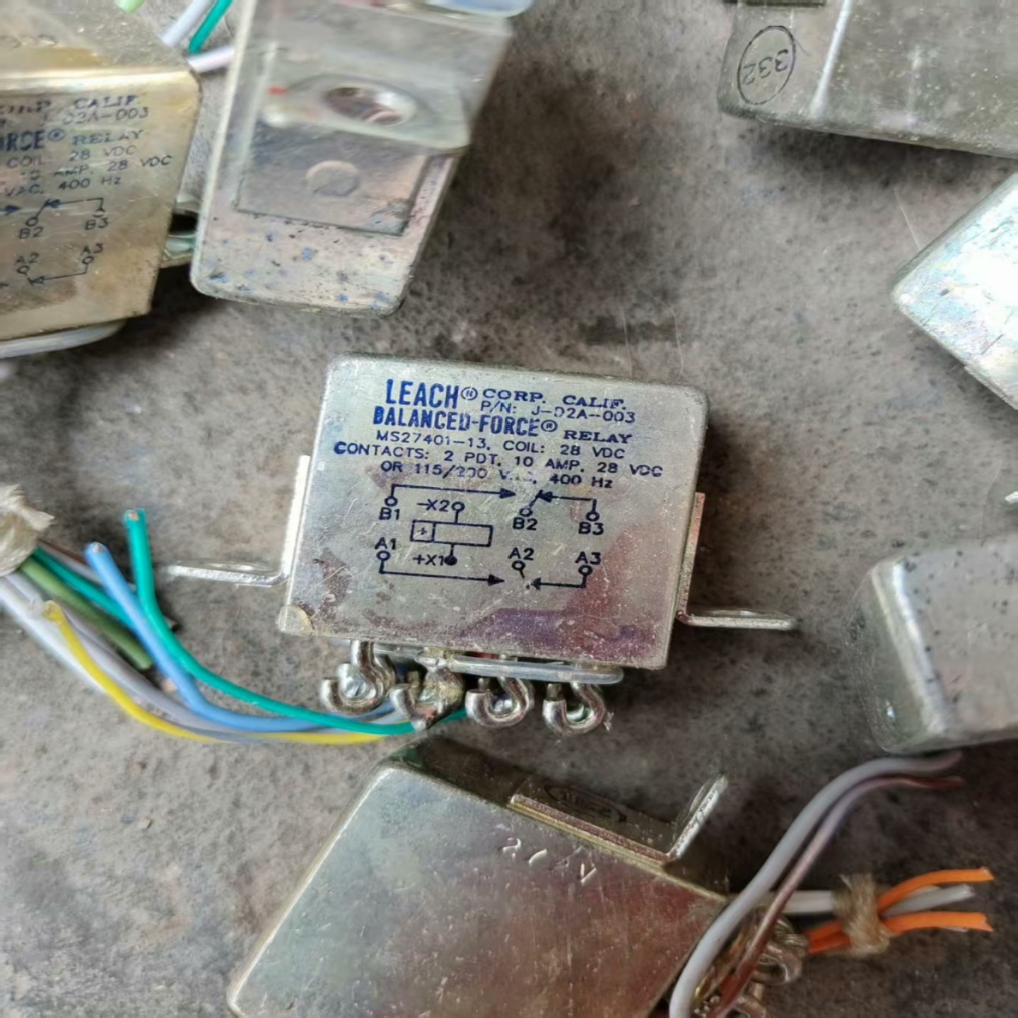 【议价】LEACH法国利奇继电器MS27401-13二手拆机航空继