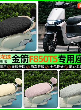 适用金箭F850TS电动车专用座套电瓶车冬季加绒坐垫套装饰改装配件
