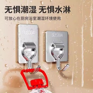 家用挂钩免打孔强力胶粘钩挂承重透明无痕粘钩宿舍墙面壁粘贴钩子