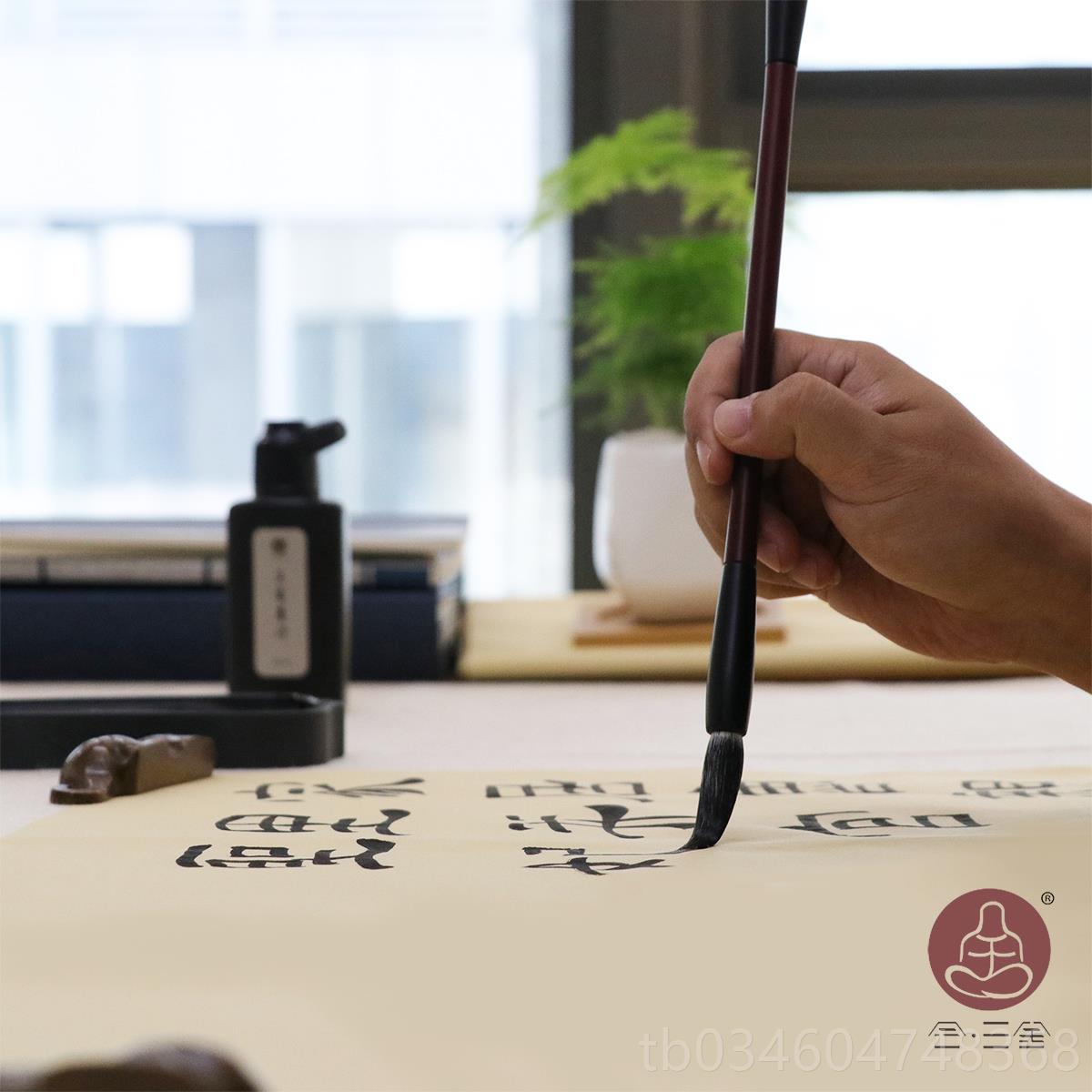 正品琏合习三舍 白鹤 隶书篆书专用毛笔羊毫加健大中小号套装长锋