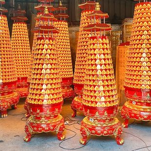 定制寺庙千佛灯佛堂塔旋转墙壁灯光明灯道观许愿祈福供佛灯