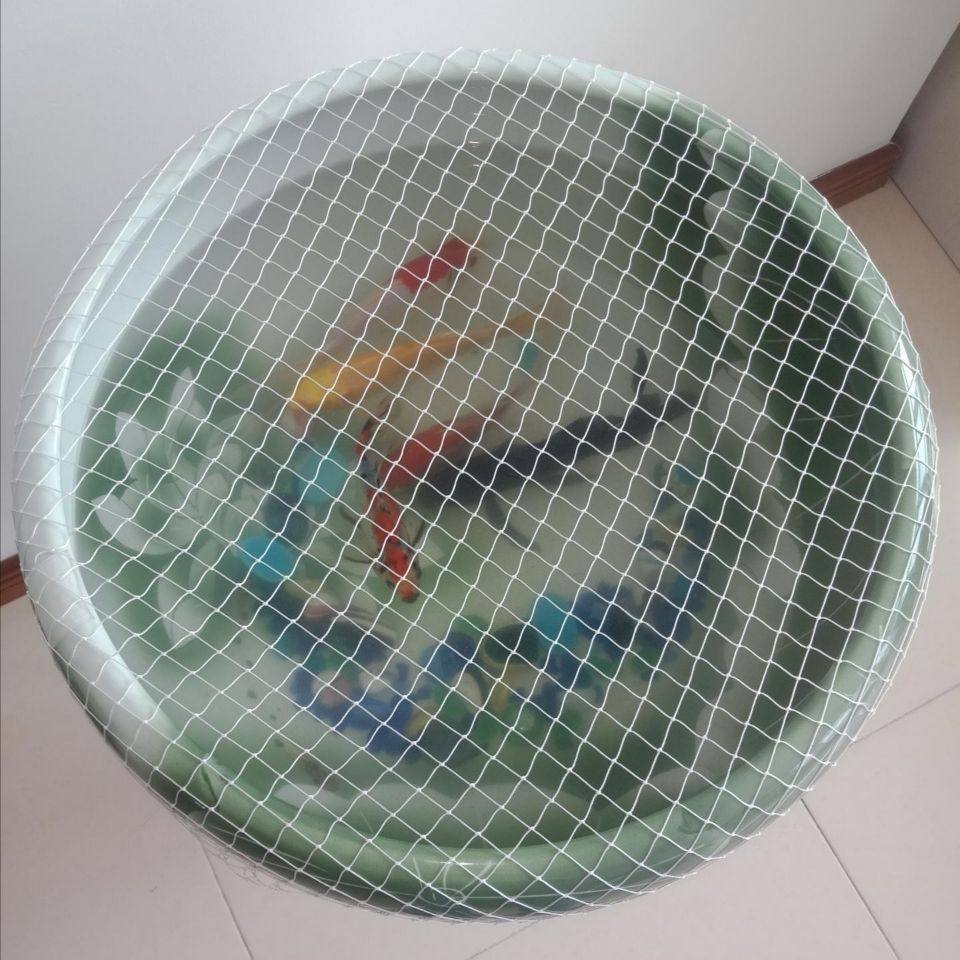 鱼缸防跳网圆形鱼缸网罩乌龟箱防逃网防猫抓网室外鱼池防落叶网