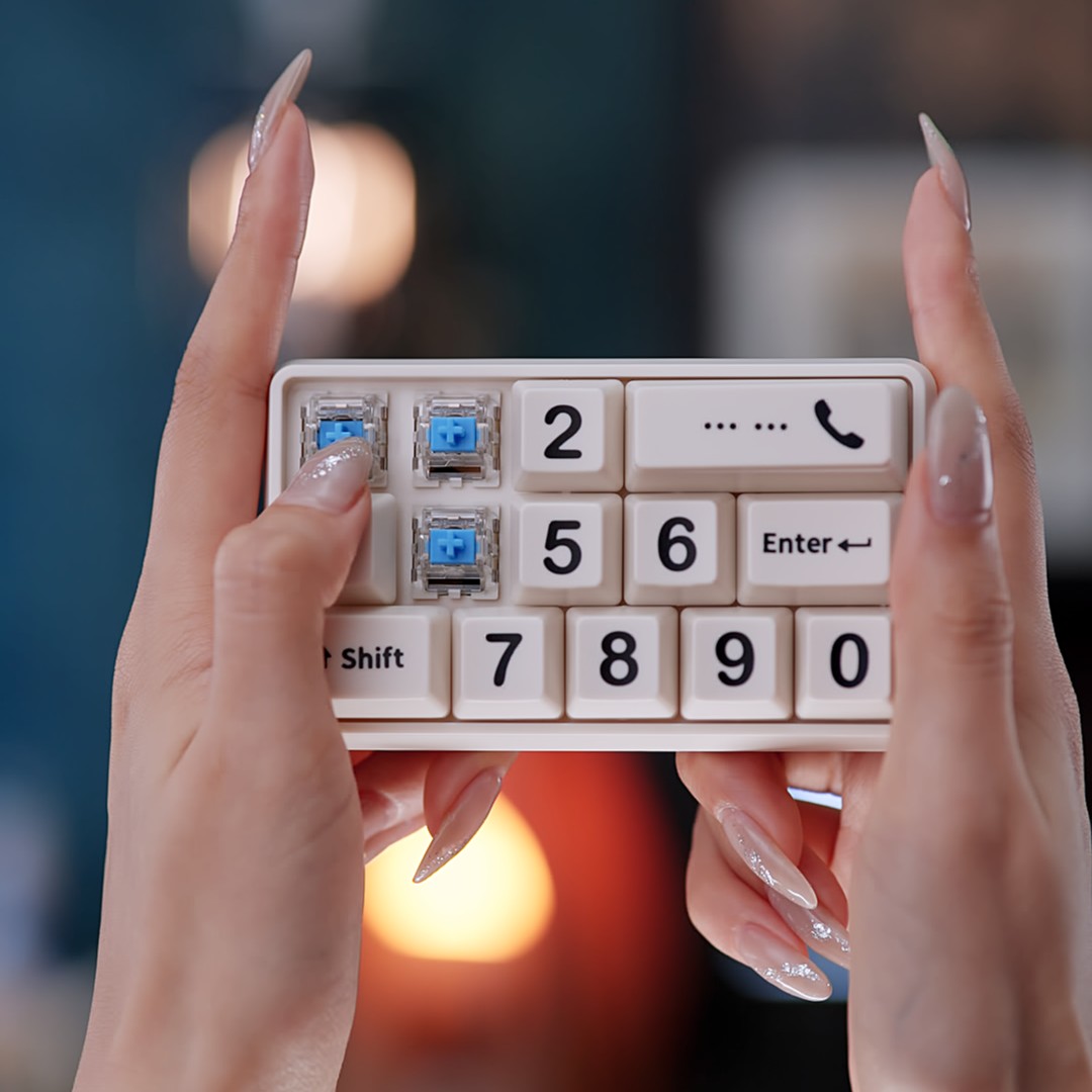 键盘停车牌汽车临时号码牌机械车内装饰用品旋转高档高颜值挪车