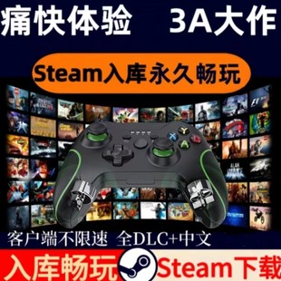 電腦筆記本臺式 PC電腦游戲手柄 單機游戲入庫 3A大作 機通用