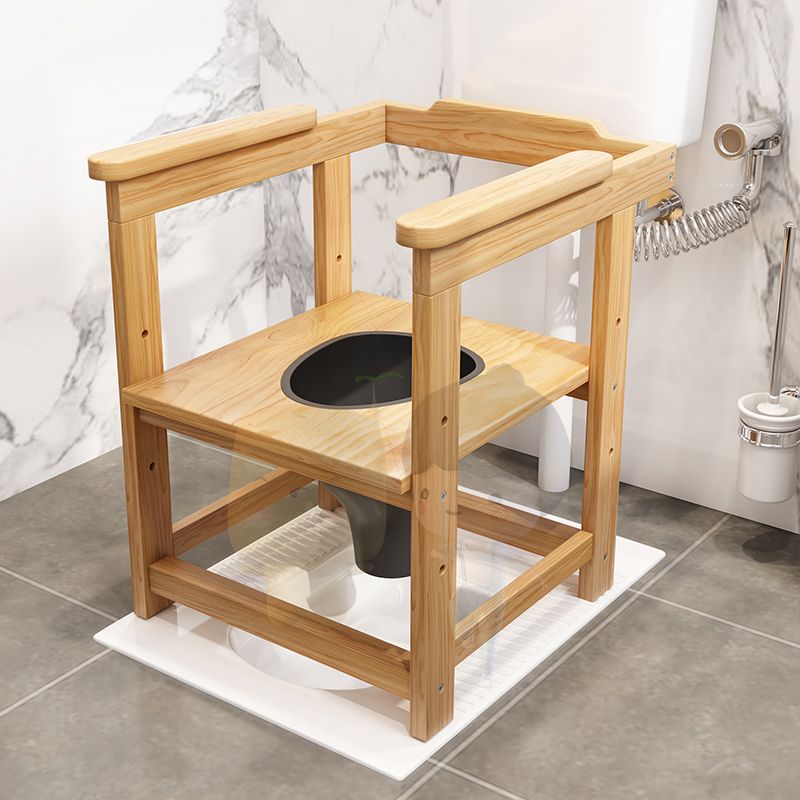 实木孕妇坐便椅坐便凳移动马桶老人座便器坐厕器加固座便椅子家用