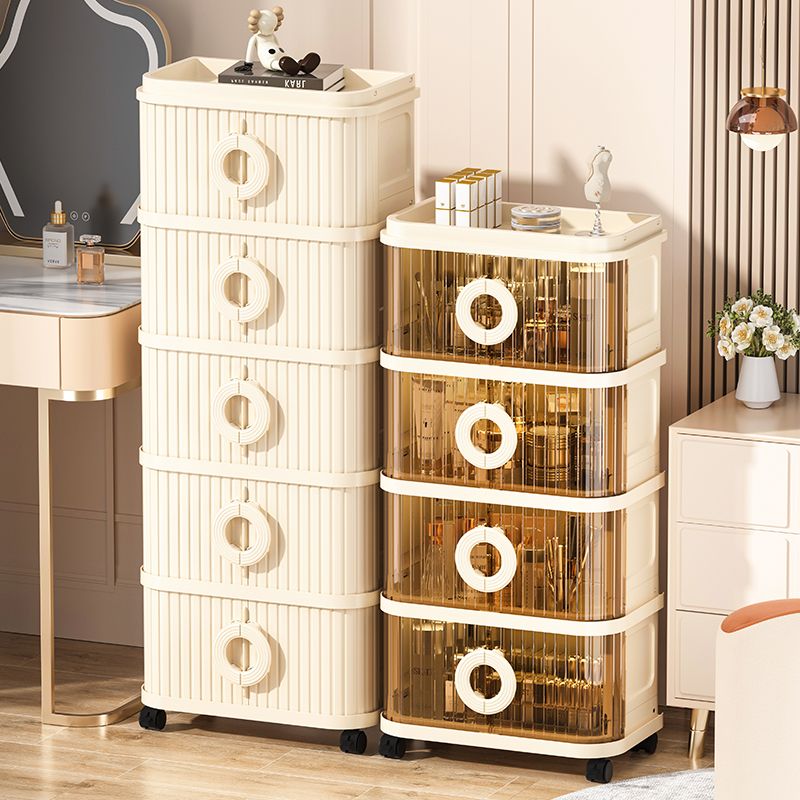 卫生间厨房夹缝收纳置物架浴室落地缝隙多层储物柜折叠超窄收纳柜