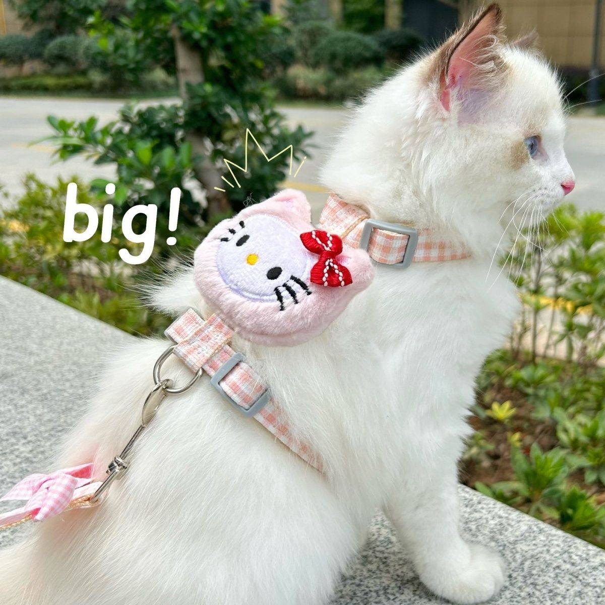 猫咪工字款牵引绳外出防脱小猫牵溜狗胸背遛猫绳可调节布偶猫蓝猫,宠物/宠物食品及用品,猫牵引绳,淘宝优惠券,粉丝福利购,淘宝优惠卷