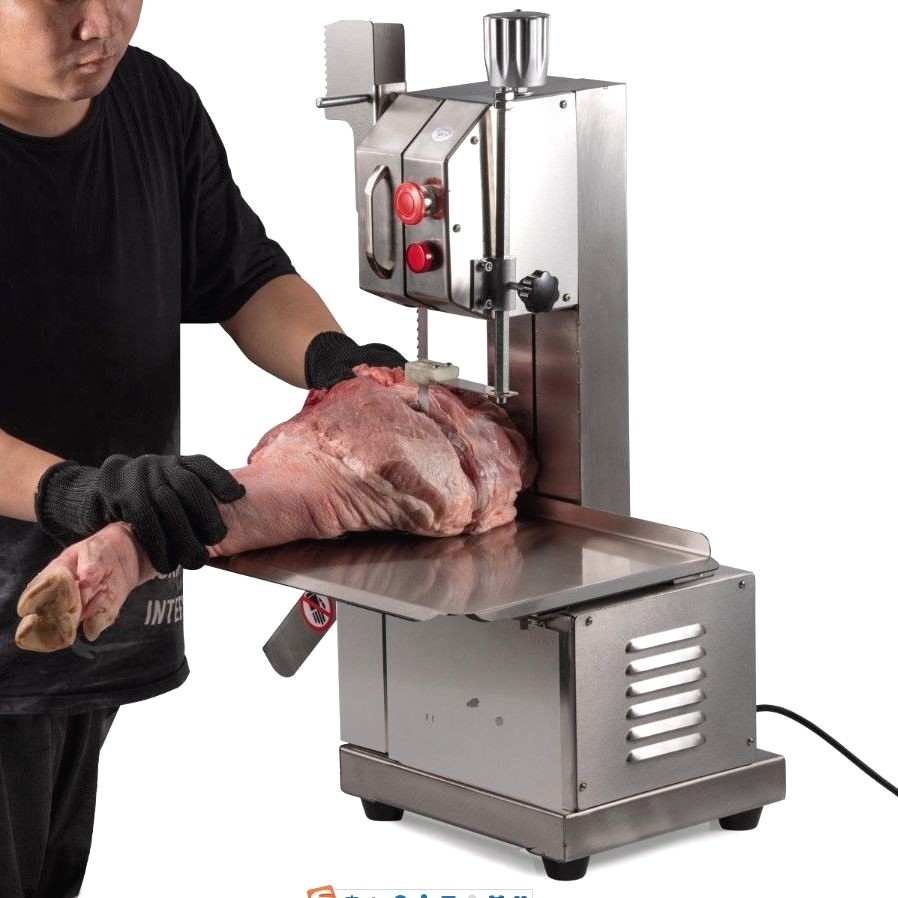 小型商用电动锯骨机切割猪蹄牛排排骨冻肉骨头剁骨锯肉切骨机家用