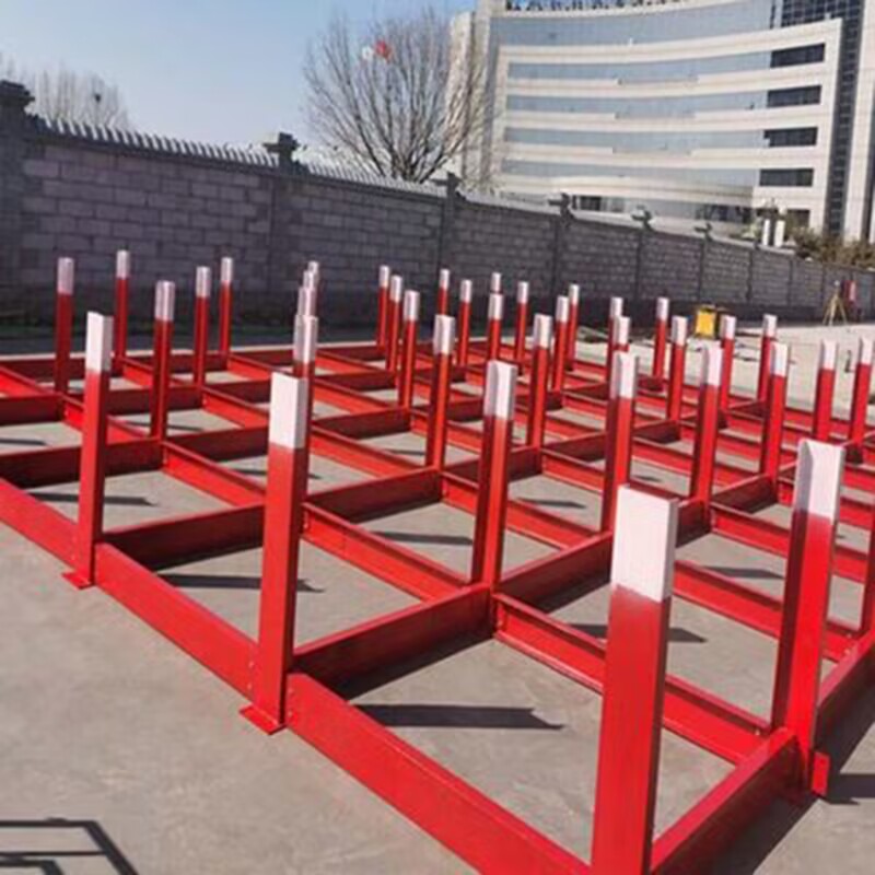建筑工地钢筋堆放架工字钢摆放平台标准化钢材摆放支架料场堆放架